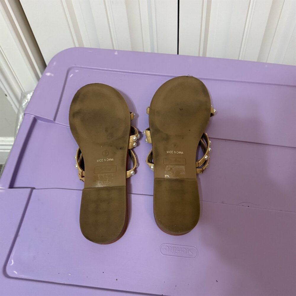 Zodiac Nora Pearl Sandals Strappy Brown Tan Womens 9 - Picture 7 of 7
